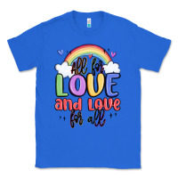 True Royal all for love and love for all Classic Tee - MaliasSmallBusiness