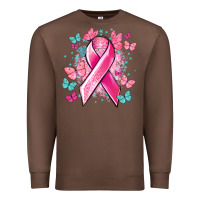 Chestnut Breast Cancer ribbon Cancer Awareness Premium Sweatshirt - HowdyJamesFarm