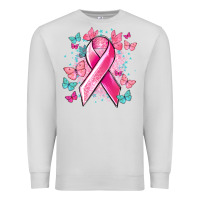 Dove Grey Breast Cancer ribbon Cancer Awareness Premium Sweatshirt - HowdyJamesFarm