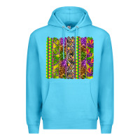 Ocean Blue Mardi Gras brushstroke Premium Hoodie - HowdyJamesFarm