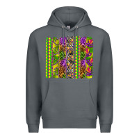 Rock Mardi Gras brushstroke Premium Hoodie - HowdyJamesFarm