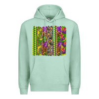 Seafoam Mardi Gras brushstroke Premium Hoodie - HowdyJamesFarm