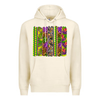 Tofu Mardi Gras brushstroke Premium Hoodie - HowdyJamesFarm