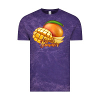 Cloud Purple Mango Tropical Summer Vintage Tee - Jasminsmagicworld