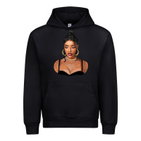 Black black woman Urban Hoodie - FaDigitalArtStudio