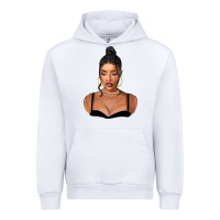 White black woman Urban Hoodie - FaDigitalArtStudio