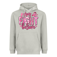 Moon Dust pray fight believe breast cancer Heavyweight Hoodie - texasbilliewilder