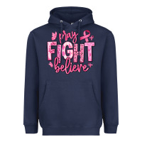 Navy pray fight believe breast cancer Heavyweight Hoodie - texasbilliewilder