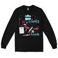 Black she works willingly with her hands Long Sleeve Tee - MaliasSmallBusiness