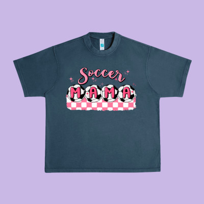 Soccer Mama Urban Heavy Tee Designed By Maliassmallbusiness