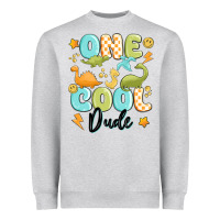 Heather Grey one cool dude Heavyweight Sweatshirt - MaliasSmallBusiness
