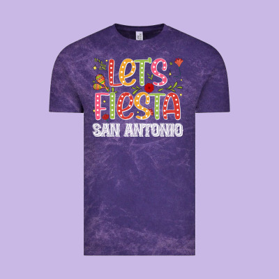 Lets Fiesta San Antonio Vintage Tee Designed By Jahusdesignshop