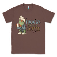 Chestnut froggy before coffee Classic Tee - MaliasSmallBusiness