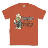 Copper froggy before coffee Classic Tee - MaliasSmallBusiness