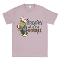Lilac froggy before coffee Classic Tee - MaliasSmallBusiness