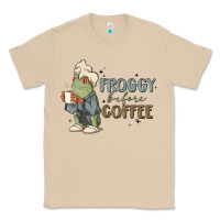Mushroom froggy before coffee Classic Tee - MaliasSmallBusiness