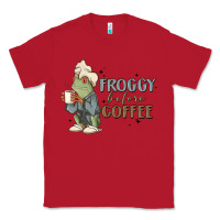 Red froggy before coffee Classic Tee - MaliasSmallBusiness