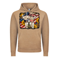 Vintage Coffee 4th of july llama Vintage Hoodie - LillyAllenDesigns