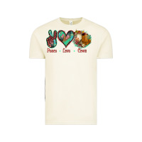 Vintage Arctic Peace Love Cows Vintage Tee - Jasminsmagicworld