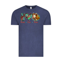 Vintage Denim Peace Love Cows Vintage Tee - Jasminsmagicworld