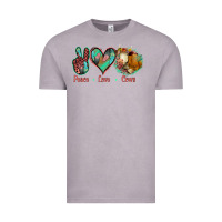 Vintage Zinc Peace Love Cows Vintage Tee - Jasminsmagicworld