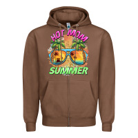 Chestnut hot mom summer Zipper Hoodie - BarkalooDesign