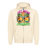 Sandshell hot mom summer Zipper Hoodie - BarkalooDesign