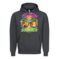 Smoke hot mom summer Zipper Hoodie - BarkalooDesign
