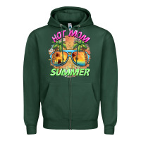Sports Green hot mom summer Zipper Hoodie - BarkalooDesign