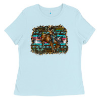 Baby Blue rodeo Ladies Tee - SublimationCraftShop