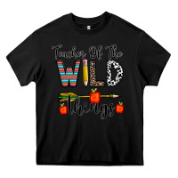 Black teacher of the wild things Heavy Core Tee - CowhideDigitalArt