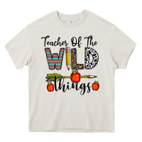 Cream teacher of the wild things Heavy Core Tee - CowhideDigitalArt