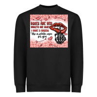 Black roses are red violets are blue i have 5  fingers t Heavyweight Sweatshirt - MaliasSmallBusiness