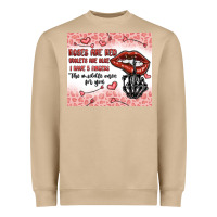 Mushroom roses are red violets are blue i have 5  fingers t Heavyweight Sweatshirt - MaliasSmallBusiness