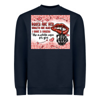 Navy roses are red violets are blue i have 5  fingers t Heavyweight Sweatshirt - MaliasSmallBusiness
