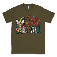 Army Green happy easter y all Classic Tee - CowhideDigitalArt