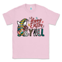 Bubblegum Pink happy easter y all Classic Tee - CowhideDigitalArt