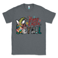 Charcoal Heather happy easter y all Classic Tee - CowhideDigitalArt