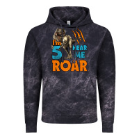 Cloud Black i'm five hear me roar dinosaur birthday Vintage Hoodie - LillyAllenDesigns