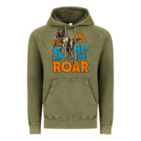 Vintage Olive i'm five hear me roar dinosaur birthday Vintage Hoodie - LillyAllenDesigns