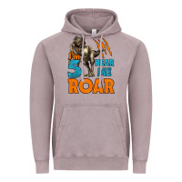 Vintage Zinc i'm five hear me roar dinosaur birthday Vintage Hoodie - LillyAllenDesigns