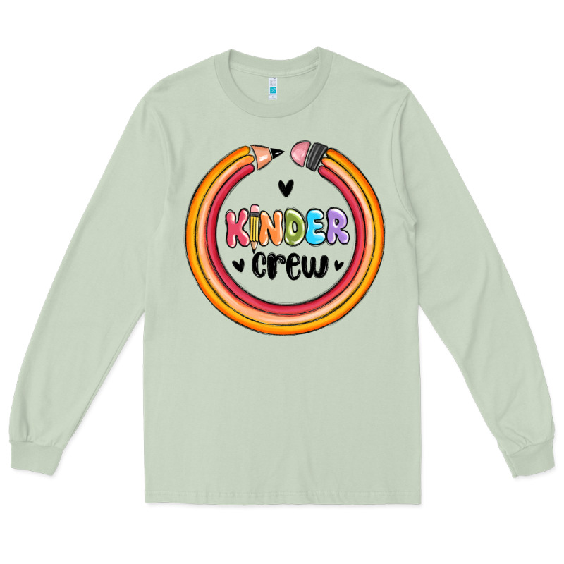 Kinder Crew Long Sleeve Tee by MaliasSmallBusiness | Teevron