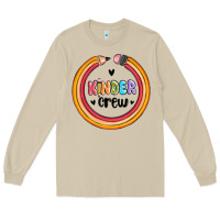 Mushroom kinder crew Long Sleeve Tee - MaliasSmallBusiness