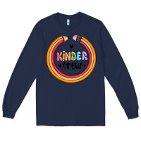 Navy kinder crew Long Sleeve Tee - MaliasSmallBusiness