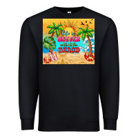 Black life is better with at the beach Premium Sweatshirt - TumblerDesignByShophia
