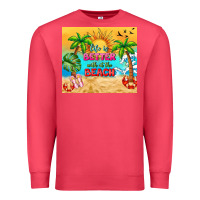 Cardinal life is better with at the beach Premium Sweatshirt - TumblerDesignByShophia