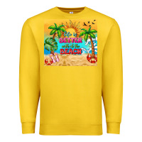 Lemon life is better with at the beach Premium Sweatshirt - TumblerDesignByShophia
