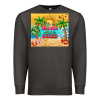 Smoke life is better with at the beach Premium Sweatshirt - TumblerDesignByShophia