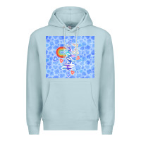 Blue Mist hippie soul Premium Hoodie - TumblerDesignByShophia