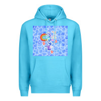 Ocean Blue hippie soul Premium Hoodie - TumblerDesignByShophia